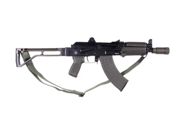 Arsenal Factory SBR AR-M14SF TACT 7.62x39mm Rifle Tactical Right-Side Folding Stock OD Green Flash Hider