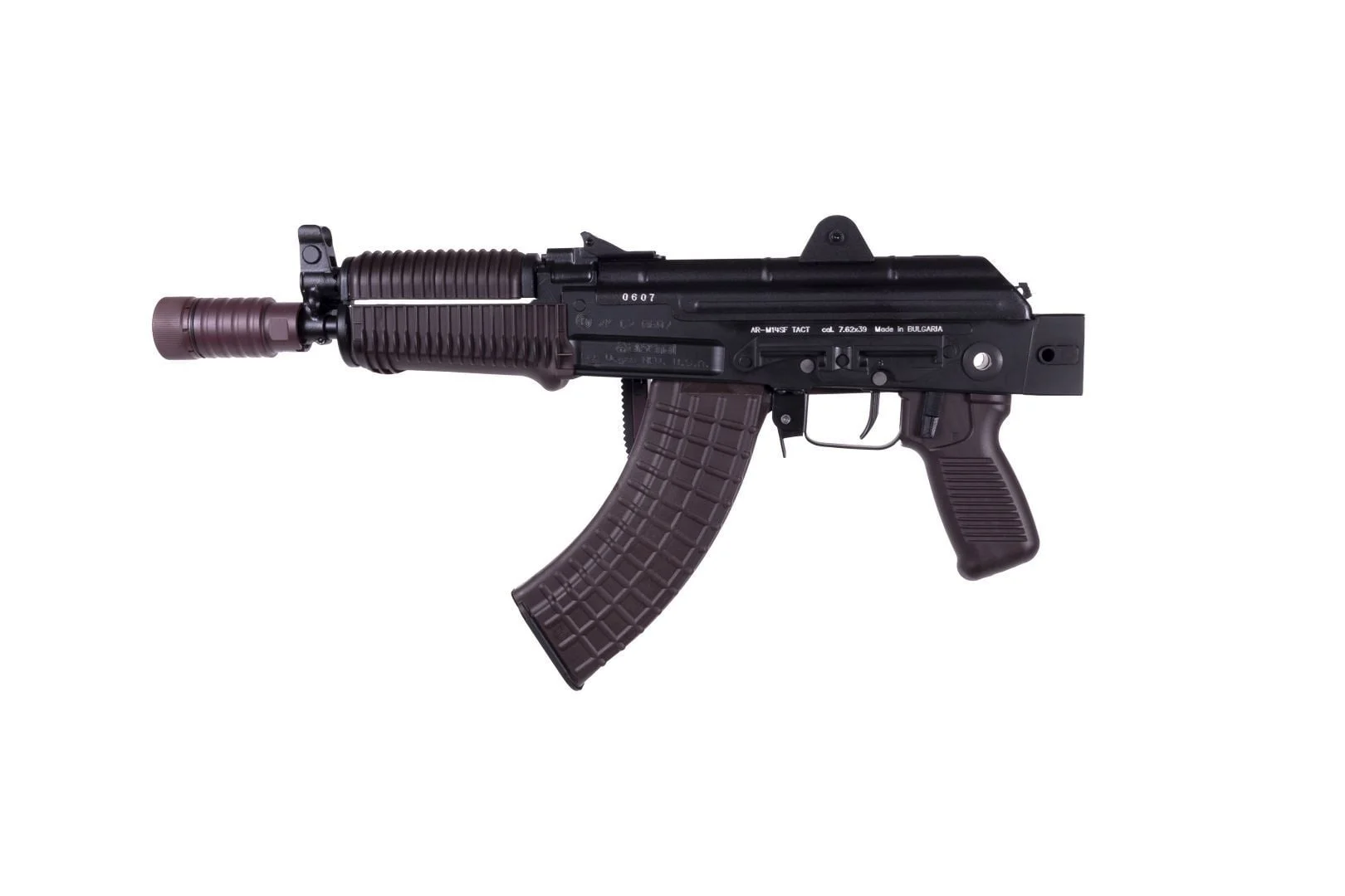 Arsenal Factory SBR AR-M14SF TACT 7.62x39mm Rifle Tactical Right-Side Folding Stock Plum - Image 3
