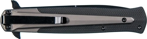 S&W KNIFE M&P DAGGER 4" BLADE - BLACK/FDE W/ POCKET CLIP - Image 2