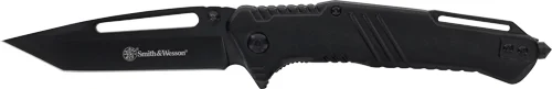 S&W KNIFE EXTREME OPS 3" TANTO - W/GLASS BREAKER BLACK/BLACK - Image 2