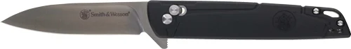 S&W KNIFE 24/7 CROSSBAR FOLDER - 3.25" SS/BLACK GENTLEMAN CARRY - Image 2