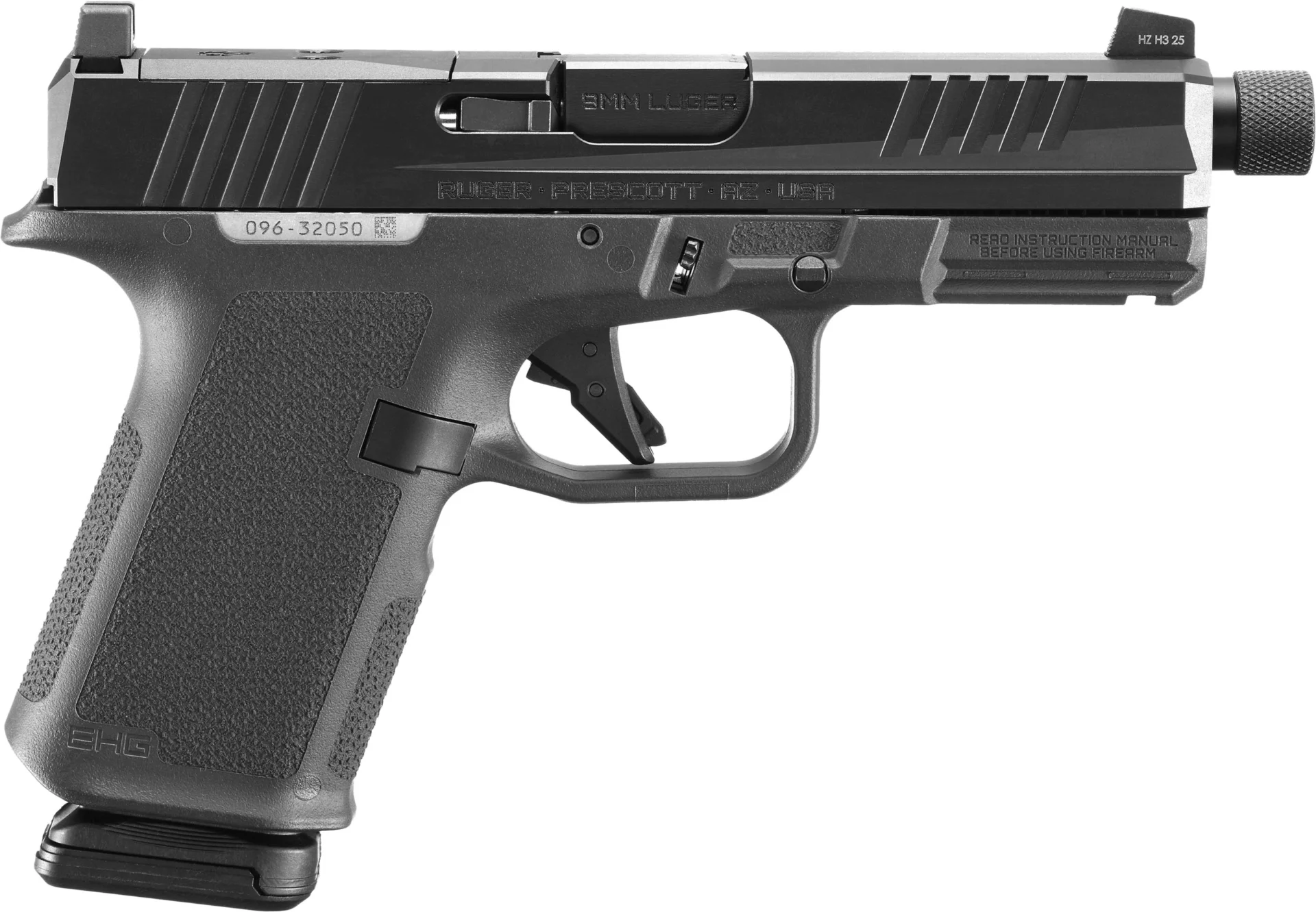 RUG RXM 9MM PST BLK TB 15RD