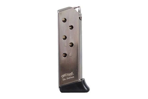 WAI MAG PPK 380 W/FR 6RD NKL