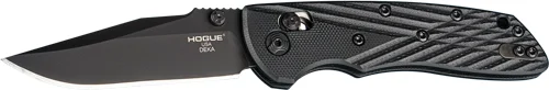 HOGUE DEKA 3.25" ABLE LCK FLDR - CLIP POINT G-10 FRAME BLACK