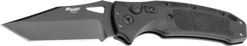 HOGUE K320A NITRON 3.5" AUTO - FOLDER TANTO BLADE POLY BLK