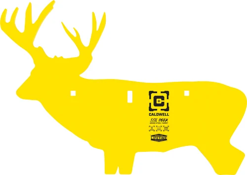 CALDWELL AR500 DEER TARGET - 3/8" AR500 STEEL YELLOW