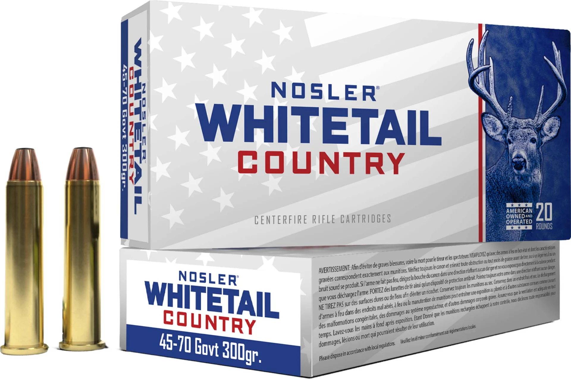 NOS 45-70 300GR WCA SW 20RD
