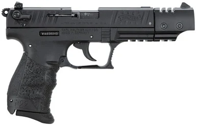Walther 5120334 P22 Target CA Compliant .22LR 5" Compensated Barrel 10+1 Black