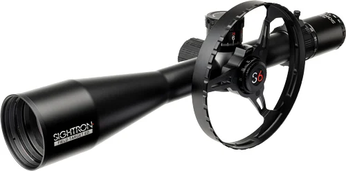 SIGHTRON SCOPE S6 10-60X56 ED - 34MM SIDE WHEEL ILLUM MOA-2FT