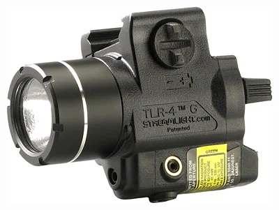 STREAMLIGHT TLR-4G LIGHT/LASER - WHITE LED/GREEN LASER RAIL MNT