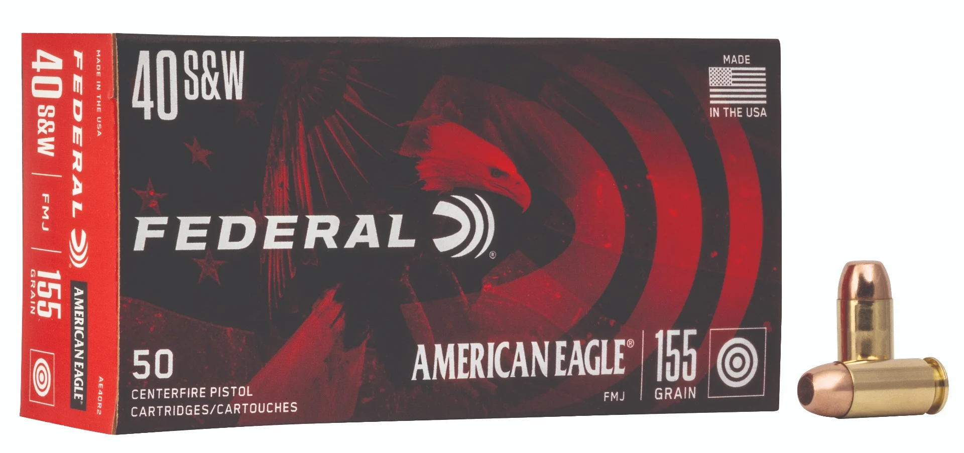 FDR 40SW 155GR AE FMJ 50RD