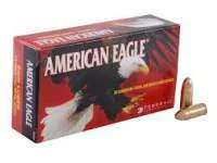 Federal 9mm Ammunition American Eagle AE9DP 115 Grain Full Metal Jacket 50 Rounds