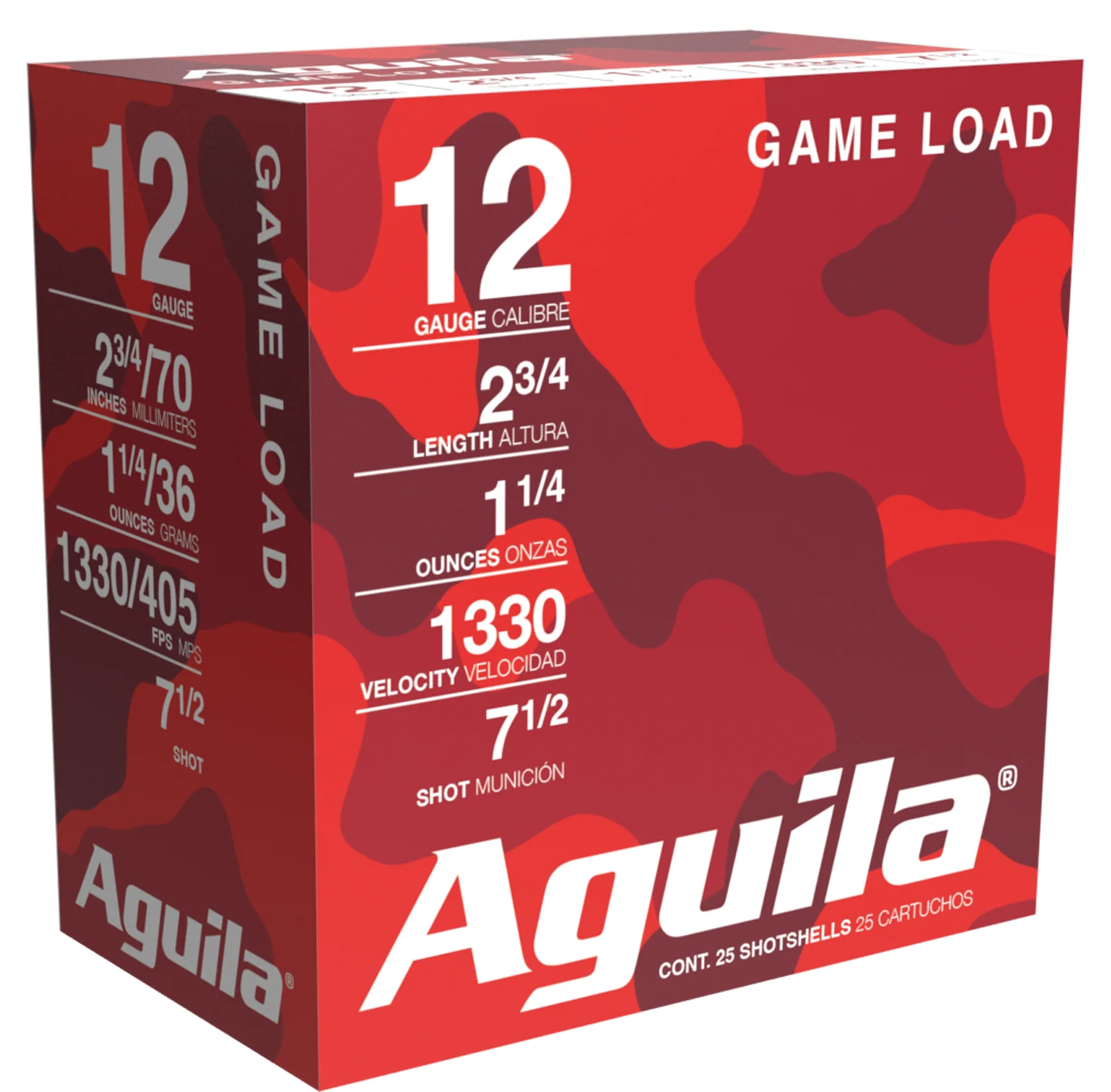 AGU HIGH VELOCITY 12GA 2.75 1-1/4OZ #7.5 25/10