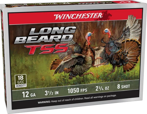 WINCHESTER LONG BEARD TSS 12GA - 3.5" 2 3/4OZ #8 5RD 10BX/CS