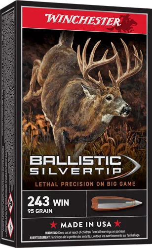 WINCHESTER SUPREME 243 WIN - 95GR SILVER-TIP 20RD 10BX/CS
