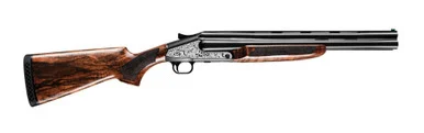 ATI 3B SGT ATIGKOF123B18 12 Gauge 18" 3 Barrel Shotgun 3.5" Chamber Silver Engraved Receiver Wood