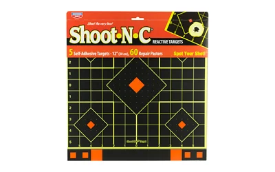 B/C SHT-N-C 12" SIGHT-IN TRGT 5PK - Image 2