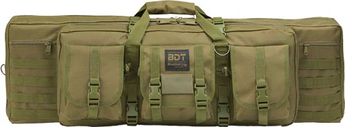 BULLDOG 36" SINGLE TACTICAL CS - 3 LARGE ACCESSORY POCKETS GREN