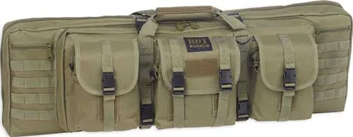 BULLDOG 37" SINGLE TACTICAL CS - 3 LARGE ACCESSORY POCKETS GRN