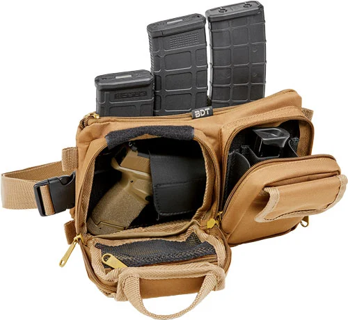 BULLDOG BDT DELUXE SATCHEL GO - BAG/WAIST PACK W/MOLLE TAN - Image 2