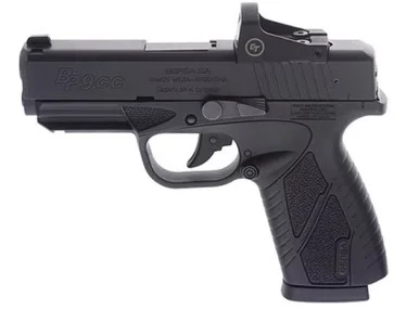 Bersa BP9 Concealed Carry 3.3" 8+1 BP9MCCL Black W/ Crimson Trace Red Dot
