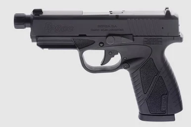 Bersa BP9 Concealed Carry 3.3" Threaded Barrel 8+1 BP9MCCX Black