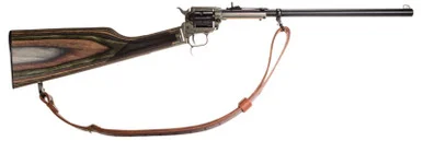 Heritage Manufacturing Rancher Carbine BR226CH16HS-LS .22LR 6 Rounds 16" Case Hardened/Laminate Stock w/ Leather Sling
