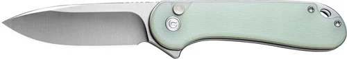 CIVIVI KNIFE ELEMENTUM II 2.96 - " NATURAL G10/SATIN CLAM PACK - Image 5