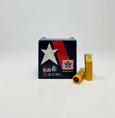 Stars And Stripes 20 Gauge Ammunition CSLUG21 2-3/4" 3/4 oz Rifled Slug 25 Rounds