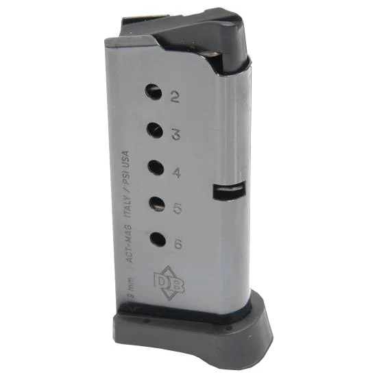 DBF MAG DB9 9MM FLAT BASE 6RD