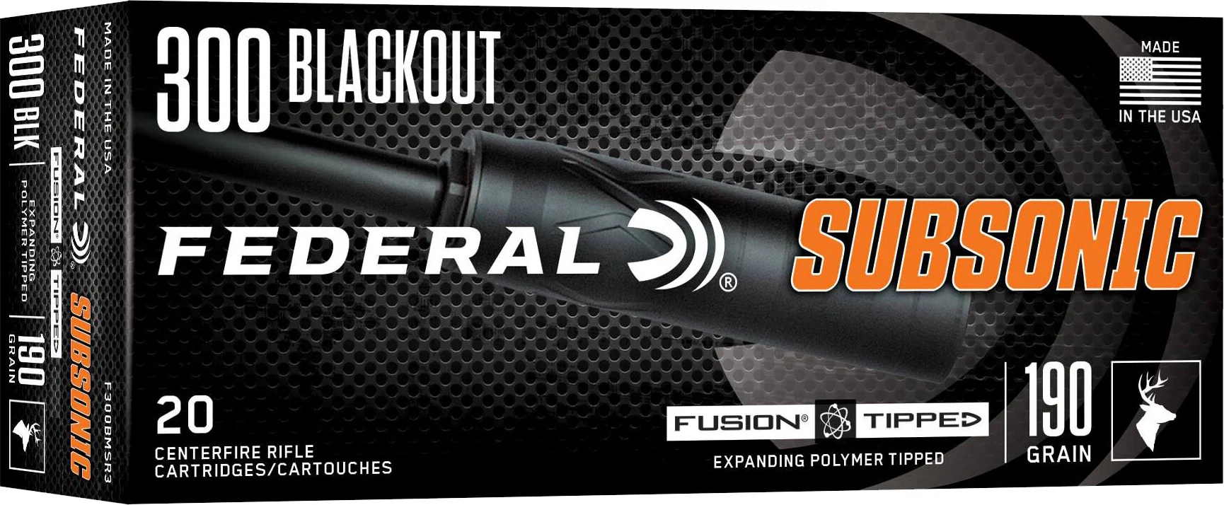FDR 300BLK 190FR FUSION SUB 20