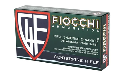 FIOCCHI 308WIN 150GR FMJBT 20/200 - Image 3
