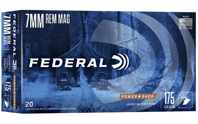 FED PWRSHK 7MM MAG 175GR SP 20/200