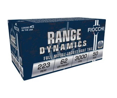 Fiocchi 223C 223 Remington Ammunition 62 Grain Full Metal Jacket 50 rounds