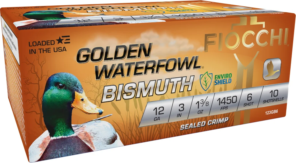 FIO GOLDEN WATERFOWL BISMUTH 12GA 3 #6 10/10