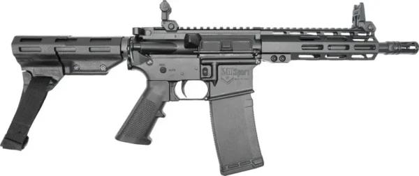 ATI MILSPORT PISTOL 300AAC - 30RD 8.5" A2 PISTOL GRIP BRACE