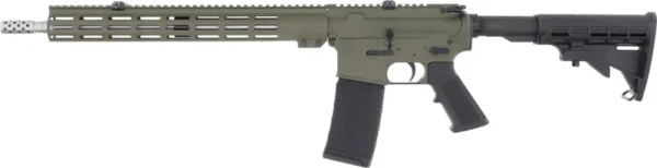GLFA AR15 RIFLE 223 WYLDE - 16" S/S BBL OD GREEN