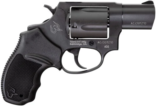 TAURUS 605 357MAG 2" FS - 5-SHOT BLACK OXIDE RUBBER GRP