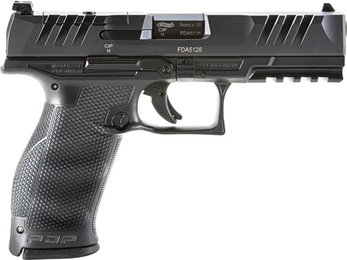 WALTHER PDP OR 9MM 5" - 10-SHOT BLACK POLYOMER FRAME - Image 2