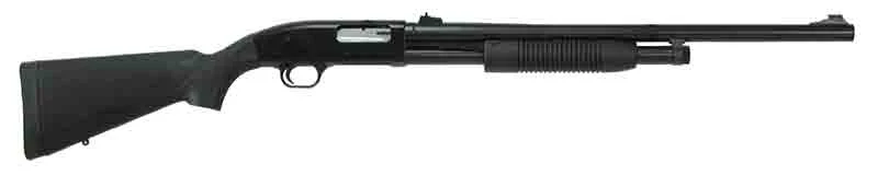 MAVERICK 88 SLUG 12GA 3" 24" - FULLY RIFLED & SIGHTS BLACK