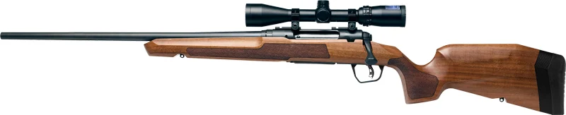 SAVAGE AXIS 2 XP 6.5CM 22" LH - W/3-9X40 MATTE/HARDWOOD