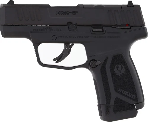 RUGER MAX-9 9MM 12-SHOT ADJ. - REAR SIGHT 3.20" BLACK - Image 2