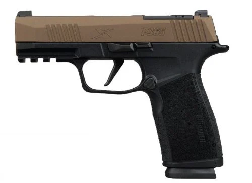 SIG P365X MACRO FREEDOM 9MM - 3.7" XRAY3 (2)17RD BRONZE/BLCK