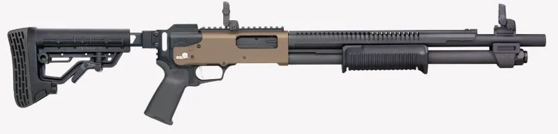 MOSSBERG 590R TACTICAL 12GA - 18.5" 6RD CHISEL STOCK