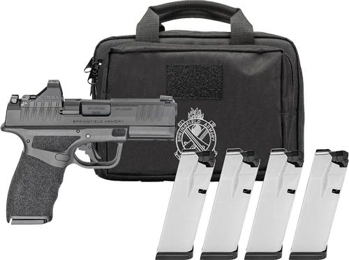 SPRINGFIELD HELLCAT PRO OSP - 9MM 3.8" 15/17RD 4 MAG GEARPAC