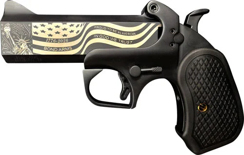 BOND ARMS 250 ANV. 45LC/410 - 4.25 BLACK CERAKOTE B6 GRIPS - Image 2