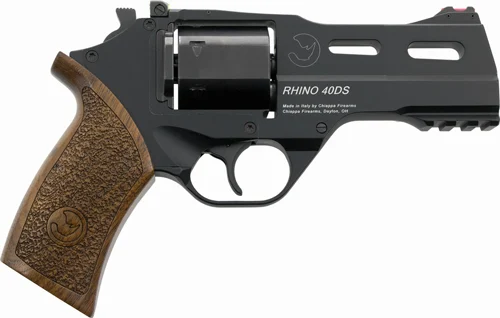 CHIAPPA RHINO 40SA 9MM - 4" ADJ. SIGHT BLACK/WALNUT