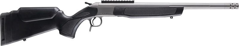 CVA SCOUT TD V3 338ARC 18" - STAINLESS/BLACK SYNTHETIC