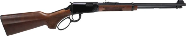 HENRY H1 WESTERN LEVER RIFLE - 22WMR 18.5" BLUED WALNUT