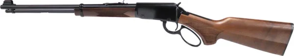 HENRY H1 WESTERN LEVER RIFLE - 22WMR 18.5" BLUED WALNUT